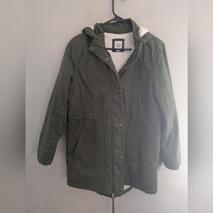 Gap Green Sherpa Lined Field Jacket Size M